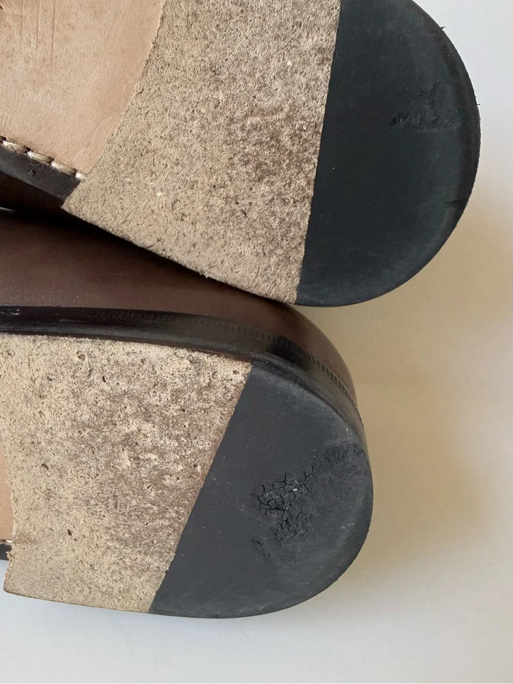Tod's Smooth Leather Derby Lace-Up Plain Toe Dress Shoes in Brown Men’s Size 7